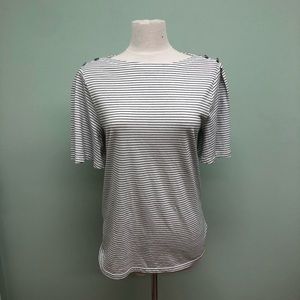 Lauren Ralph Lauren | Women's Striped T-Shirt | Size Large